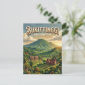 Bukittinggi Indonesië Briefkaart (Staand voorkant)