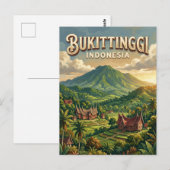 Bukittinggi Indonesië Briefkaart (Voorkant / Achterkant)
