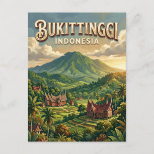 Bukittinggi Indonesië Briefkaart
