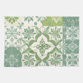 Buko Pandan Green  Theedoek (Horizontaal)