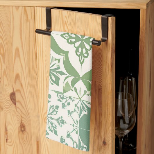 Buko Pandan Green  Theedoek (Derde Gevouwen)