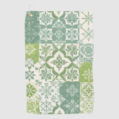 Buko Pandan Groen Golfhanddoek (Voorkant)