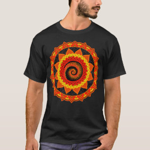 Bukonia Sacred Geometry Oranje Sunflower Radial T-shirt