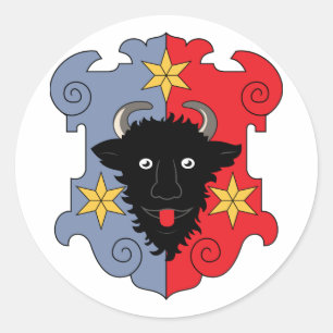 bukovina, Oostenrijk Ronde Sticker