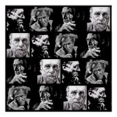 BUKOWSKI - 4 faces Perfect Poster (Voorkant)