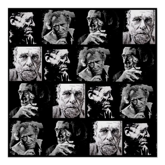 BUKOWSKI - 4 faces Perfect Poster (Voorkant)