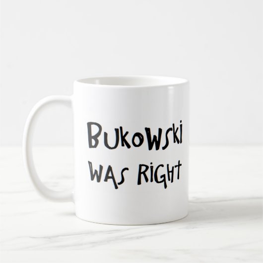 bukowski had gelijk koffiemok (Links)