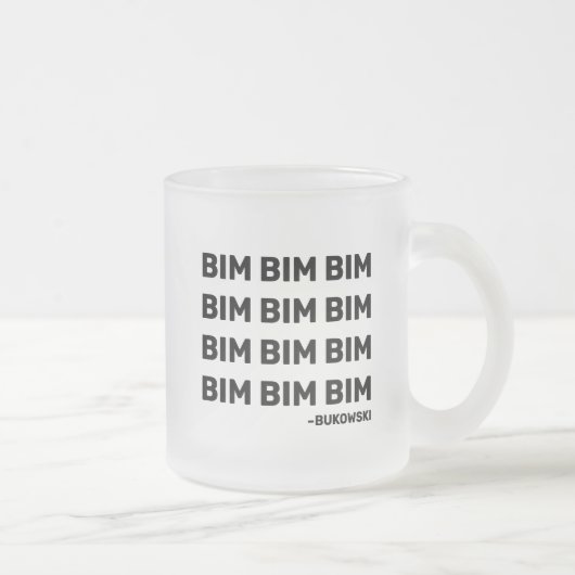 Bukowski Quote Drank Mok (RH) (Rechts)