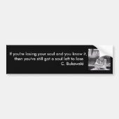 Bukowski Quotes Bumpersticker (Voorkant)