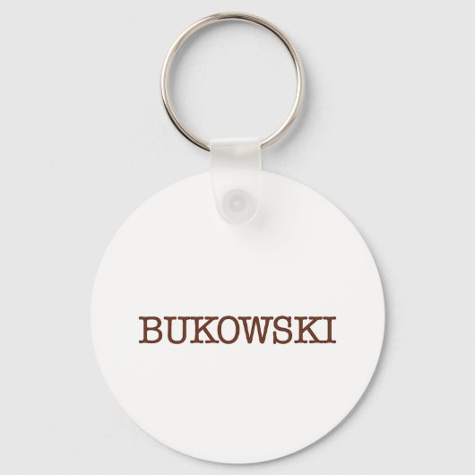 Bukowski Sleutelhanger (Voorkant)