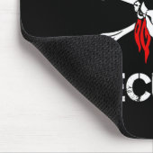 Buksecurity Grappige Schedel Piraat Kleding Caribi Muismat (Hoek)