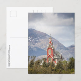 Buksnes Kerk Lofoten Noorwegen Briefkaart
