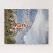 Buksnes Kerk Lofoten Noorwegen Legpuzzel (Horizontaal)