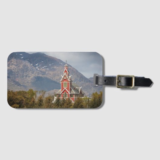 Buksnes kirke Lofoten Bagagelabel (Voorkant (horizontaal))