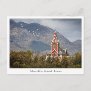 Buksnes kirke Lofoten Briefkaart