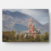 Buksnes kirke Lofoten Fotoplaat (voorkant)