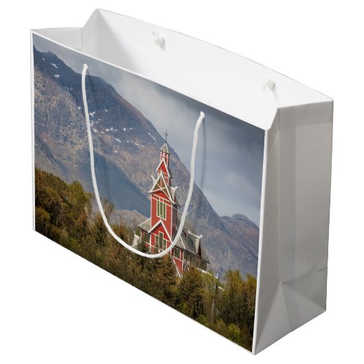 Buksnes kirke Lofoten Groot Cadeauzakje (Achterkant Gekanteld)