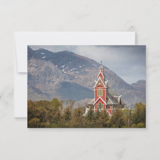 Buksnes kirke Lofoten Kaart (Voorkant)