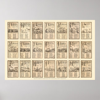 BUKVAR' - Primer van Karion Istomin Poster