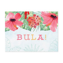 BULA-ansichtkaart, Fiji of Tiki kaart