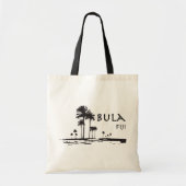 Bula Fiji Palm Tree Grafisch Tote Bag (Voorkant)