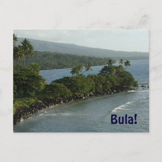 Bula uit Fiji Briefkaart (Voorkant)