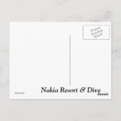 Bula uit Paradise Briefkaart (Achterkant)