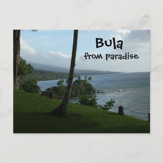 Bula uit Paradise Briefkaart (Voorkant)