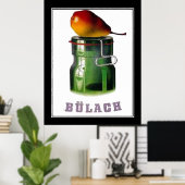 Bulach Zwitserland Zurich Vintage Poster (Thuiskantoor)