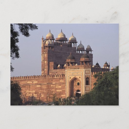Buland Darwaza Gate of Victory) aan de Dargah Briefkaart (Voorkant)