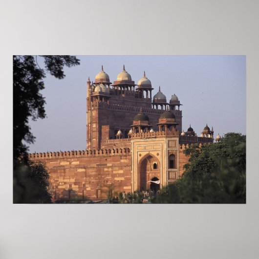 Buland Darwaza Gate of Victory) aan de Dargah Poster (Voorkant)