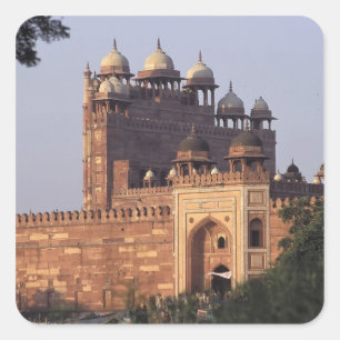 Buland Darwaza Gate of Victory) aan de Dargah Vierkante Sticker