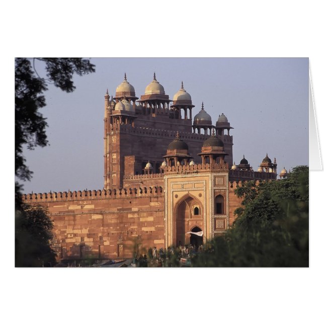 Buland Darwaza (Poort van de Overwinning) naar de  (Voorkant Horizontaal)