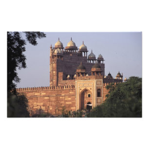 Buland Darwaza (Poort van de Overwinning) naar de  Foto Afdruk