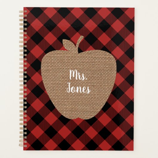Bulap Apple Buffalo Pset Teacher Planner (Voorkant)