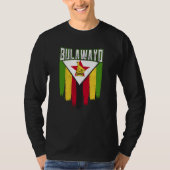 Bulawayo Zimbabwe Flag T-shirt (Voorkant)