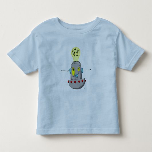 Bulb Bot Kinder Shirts (Voorkant)