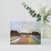 Bulb Fields Holland (F186) Van Gogh Fine Art Briefkaart (Staand voorkant)