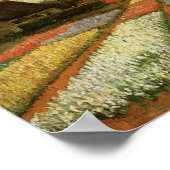 Bulb Fields Holland (F186) Van Gogh Fine Art Poster (Hoek)