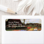 Bulb Fields Holland Van Gogh Fine Art Etiket (Insitu)