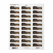 Bulb Fields Holland Van Gogh Fine Art Etiket (Full Sheet)