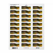 Bulb Fields Holland Van Gogh Fine Art Etiket (Full Sheet)