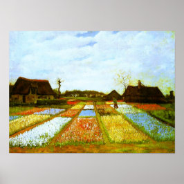 Bulb Fields Holland Van Gogh Fine Art Poster
