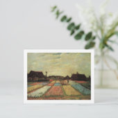Bulb Fields van Vincent van Gogh. Briefkaart (Staand voorkant)