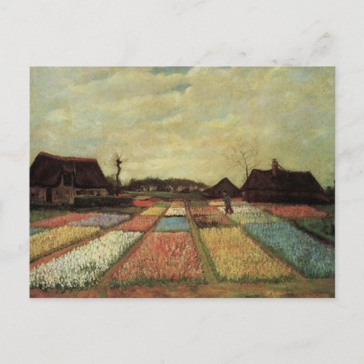 Bulb Fields van Vincent van Gogh Briefkaart (Voorkant)
