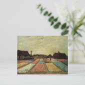 Bulb Fields van Vincent van Gogh. Briefkaart (Staand voorkant)