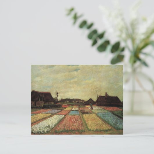 Bulb Fields van Vincent van Gogh. Briefkaart (Staand voorkant)