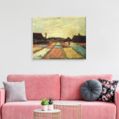 Bulb Fields van Vincent van Gogh Canvas Afdruk (Insitu (Woonkamer))