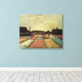Bulb Fields van Vincent van Gogh Canvas Afdruk (Insitu (Houten vloer))