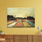 Bulb Fields van Vincent van Gogh Canvas Afdruk (Insitu (Woonkamer))